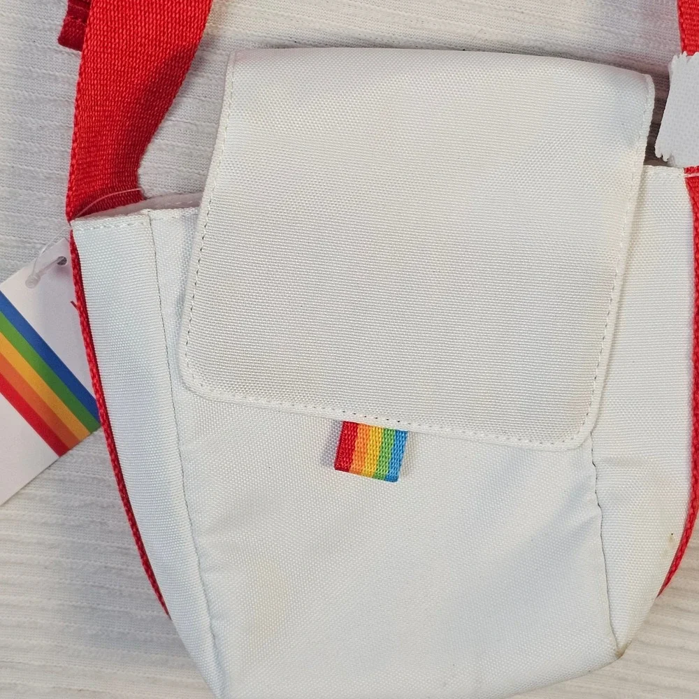 Polaroid Now Camera Bag White Red Crossbody Adjustable Strap New with Tags